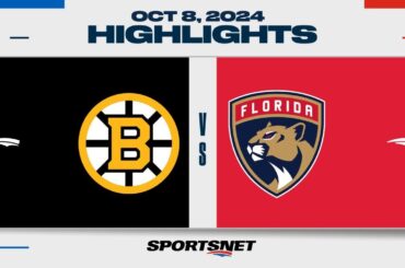 NHL Highlights | Panthers vs. Bruins - October 8, 2024