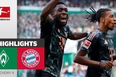 Olise ON FIRE! | SV Werder Bremen - FC Bayern München 0-5 | Highlights | Matchday 4 – Bundesliga