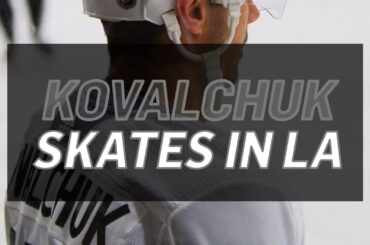 Ilya Kovalchuk's First Practice with the LA Kings