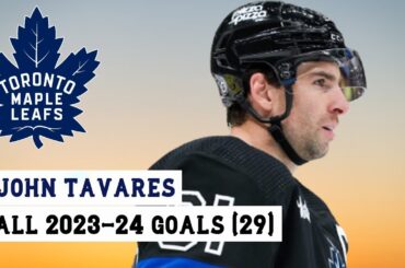 John Tavares (#91) All 29 Goals of the 2023-24 NHL Season