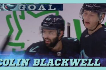SEATTLE KRAKEN - COLIN BLACKWELL GOAL VS AVALANCHE (11-19-21)