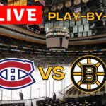 LIVE: Montreal Canadiens VS Boston Bruins Scoreboard/Commentary!