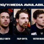 NYR Practice: Reilly Smith, Filip Chytil & Victor Mancini Media Availability | Oct. 11, 2024