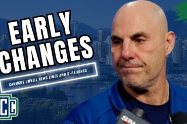 CANUCKS SHOW NEW LINE COMBOS AND D-PAIRINGS AFTER ONE GAME
