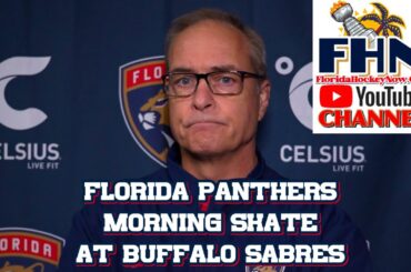 Paul Maurice Updates Sasha Barkov Injury After Buffalo Sabres Morning Skate