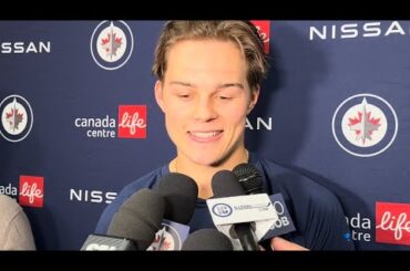 Winnipeg Jets pre-game media vs Blackhawks: Rasmus Kupari