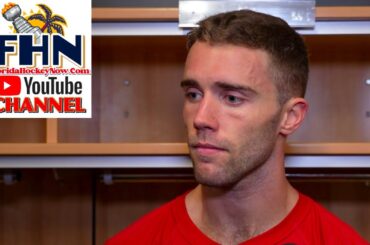 Florida Panthers Goalie Spencer Knight After Loss at Buffalo Sabres