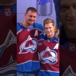 JOKIC PRESENTS MACKINNON WITH MVP 🏀🏒
