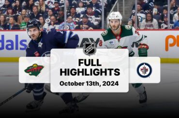 Wild at Jets | October 13, 2024 | NHL Full Game Highlights