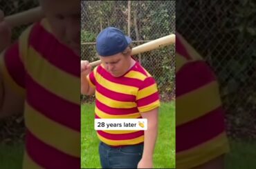 He recreated this Sandlot moment 28 years later 😂🙌 | #Shorts