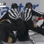 Pavel Zacha Doesn't Appreciate A.J. Greers Hit Against David Pastrnak