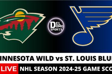 MINNESOTA WILD VS ST LOUIS BLUES LIVE 🏒 NHL Game Score Radio Play-by-Play - OCT 15, 2024