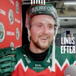 Linus Weissbach efter 2-1 mot Linköping i Scandinavium
