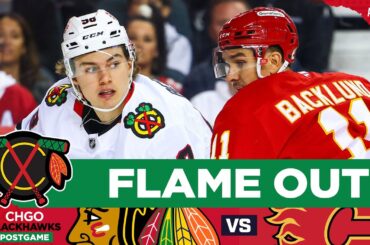 Chicago Blackhawks POSTGAME: Offense flames out in loss to Calgary | CHGO Blackhawks Podcast