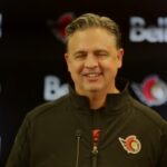 Ottawa Senators post practice interviews; Green, Bernard-Docker, Forsberg, Hamonic.