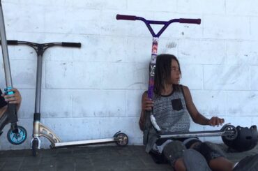 Carter Hart and Ocean Regian 2015 Scooter Check *DECK SNAP AT END*