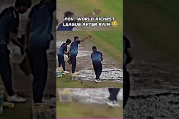 IPL vs PSL after rain 😂🔥 #cricket #shorts