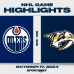 NHL Highlights | Oilers vs. Predators - October 17, 2024