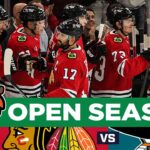 Tyler Bertuzzi, Chicago Blackhawks sink Sharks in Home Opener | CHGO Blackhawks POSTGAME Podcast