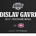 Defenseman Vladislav Gavrikov | 10.17 LA Kings Win over Montreal Canadiens