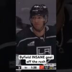 Quinton Byfield Scores the Goal of the year vs the Blue Jackets #nhl #hockey #sports #kings #lak