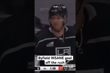Quinton Byfield Scores the Goal of the year vs the Blue Jackets #nhl #hockey #sports #kings #lak