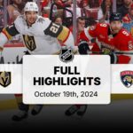 Golden Knights at Panthers | October 19, 2024 | NHL Full Game Highlights