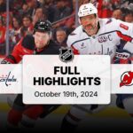Capitals at Devils | October 19, 2024 | NHL Full Game Highlights
