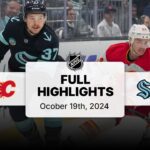 Flames at Kraken | October 19, 2024 | NHL Full Game Highlights