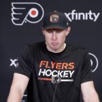 10/19 PHI vs. VAN Postgame: Erik Johnson