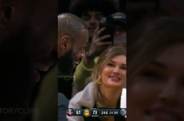 LeBron has spotted a fan 👀 #shorts