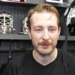 Tim Stützle, Linus Ullmark, and Travis Green Media Availability - Oct. 21