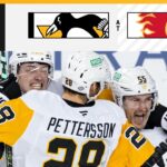 GAME RECAP: Penguins at Flames (10.22.24) | Noel Acciari Scores His First of the Season
