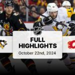 Penguins at Flames | October 22, 2024 | NHL Full Game Highlights