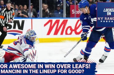 Did Igor Shesterkin’s price INCREASE after the 4-1 win over Toronto? Mancini in the lineup for good?