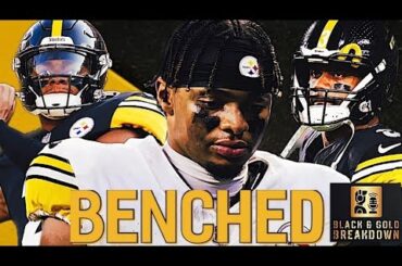 Steelers BENCHING QB Justin Fields | Black & Gold Breakdown