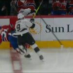 Adrian Kempe Hit Against Kaiden Guhle