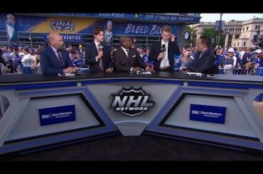NHL Tonight:  Hughes and Byram:  Special guests Jack Hughes and Bowen Byram  Jun 3,  2019