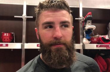 Luke Witkowski | First practice at Little Caesars Arena