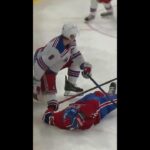 Jacob Trouba FLATTENS Morgan Barron 💥