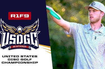 2024 United States Disc Golf Championship | MPO R1F9 | Dickerson, Klein, Robinson, Mäkelä | JomezPro