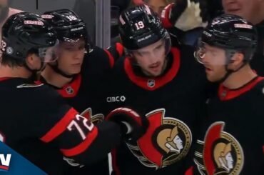 Senators' Drake Batherson Stops The Bleeding After Golden Knights Score Twice In 21 Seconds