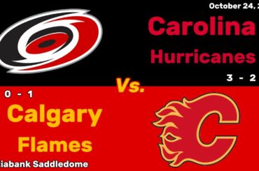 Carolina Hurricanes vs Calgary Flames | October 24, 2024 | All Goals