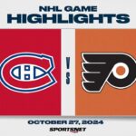 NHL Highlights | Canadiens vs. Flyers - October 27, 2024