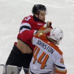 Kurtis MacDermid Drops The Gloves With Ross Johnston