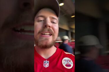MrBeast is at the Super Bowl #shorts #superbowl
