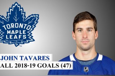 John Tavares (#91) All 47 Goals of the 2018-19 NHL Season