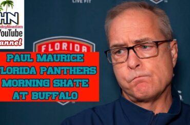 Paul Maurice: Florida Panthers Morning Skate at Buffalo Sabres