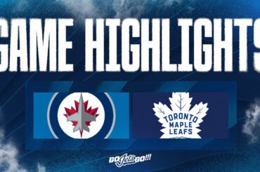 Winnipeg Jets vs. Toronto Maple Leafs - Game Highlights