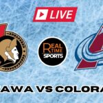 Ottawa Senators vs Colorado Avalanche LIVE NHL Game Score | Play By Play